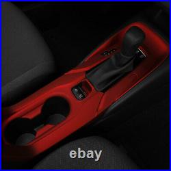 Inner Gear Box Shift Panel Decoration Trim Red Fit For 2019-2021 Toyota Corolla