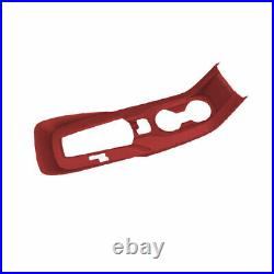 Inner Gear Box Shift Panel Decoration Trim Red Fit For 2019-2021 Toyota Corolla