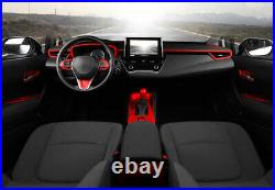 Inner Gear Box Shift Panel Decoration Trim Red Fit For 2019-2021 Toyota Corolla