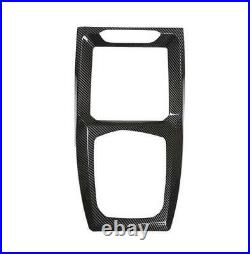 Interior carbon fiber ABS Gearbox shift panel cover Trim Fit For 2022 BMW X3 X4