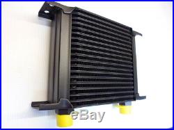 Mocal Oil Cooler 19 Row 115mm Matrix 1/2BSP Fittings Diff Gearbox Cooler Black