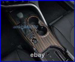 Peach Wood Grain Gear Shift Box Panel Cover Trim Fit For Toyota Camry 2018-2019