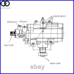 Power Steering Gear Box Fit For 1989-1995 Toyota Pickup DLX/Base/SR5 2WD 2.4L L4