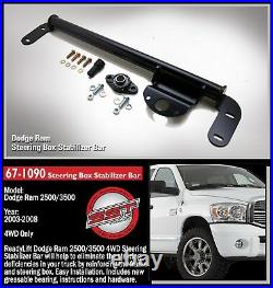 ReadyLift 67-1090 Steering Box Stabilizer Bar Fits Ram 1500 Ram 2500 Ram 3500