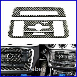 Real Carbon Fiber Interior Trim Cover Sticker for Mercedes Benz 13-18 CLA GLA