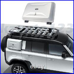 Side Mounted Gear Box Carrier Fits for LR Defender 130 2023-2024 Silver