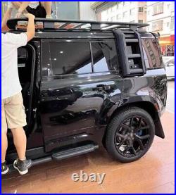 Side Mounted Gear Box Roof Access Ladder Fits For Defender 90 110 130 2020-2024