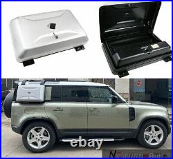 Silver Exterior Side Mounted Gear Box Carrier Fits For Defender 110 2020-2023