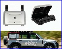 Silver Exterior Side Mounted Gear Box Carrier Fits For LR Defender 110 2020-2024
