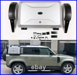 Silver Exterior Side Mounted Gear Box Carrier Fits for Defender 110 90 2020-2022
