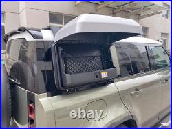 Silver Exterior Side Mounted Gear Carrier BOX Fits for Defender 2020 21 22 23