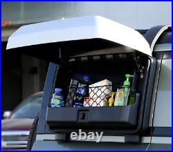 Silver Exterior Side Mounted Gear Carrier Box Fits LR Discovery 3 LR3 2003-2009