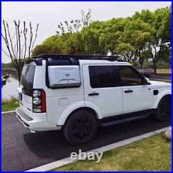 Silver Exterior Side Mounted Gear Carrier Box Fits LR Discovery 3 LR3 2003-2009